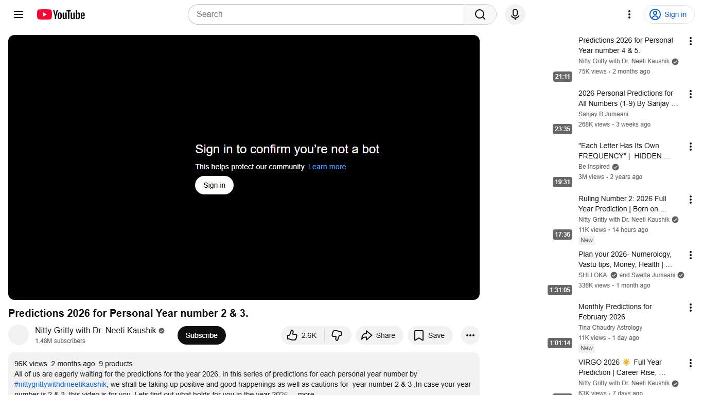Predictions 2026 for Personal Year number 2 & 3. - YouTube